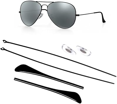 Temple Arms Nose Pads Replacement for Ray Ban Aviator RB3025 Sunglasse