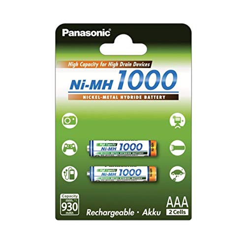 Preisvergleich Produktbild Panasonic Microakku HHR-55AAAB AAA 930mAh 2er Pack, 2X 1,2V, NiMH