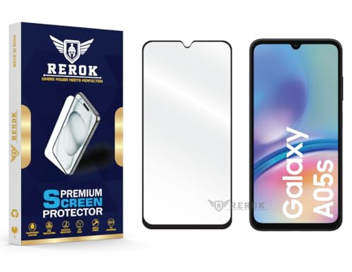 Image of Gorilla Tempered Glass Screen Protector Compatible with Samsung Galaxy A05s [Pack of 1] | Edge-to-Edge, Bubble-Free, Case Friendly, Easy Installation Kit