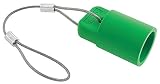 Hubbell Wiring Systems HBLFCAPGN Protective Cap for Single Pole Female Devices, Green