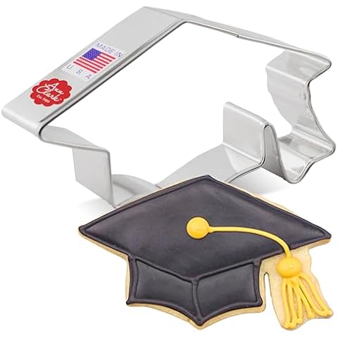 Ann Clark Graduation Cap Cookie Cutter, 11.4 cm Cover