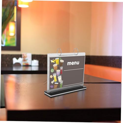 Présentoir de menu horizontal PLAFOPE et support de bureau pour restaurant - 4