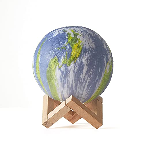 Image of Urban Lifestyle 3D Color Changing Moon Lamp, Multicolor