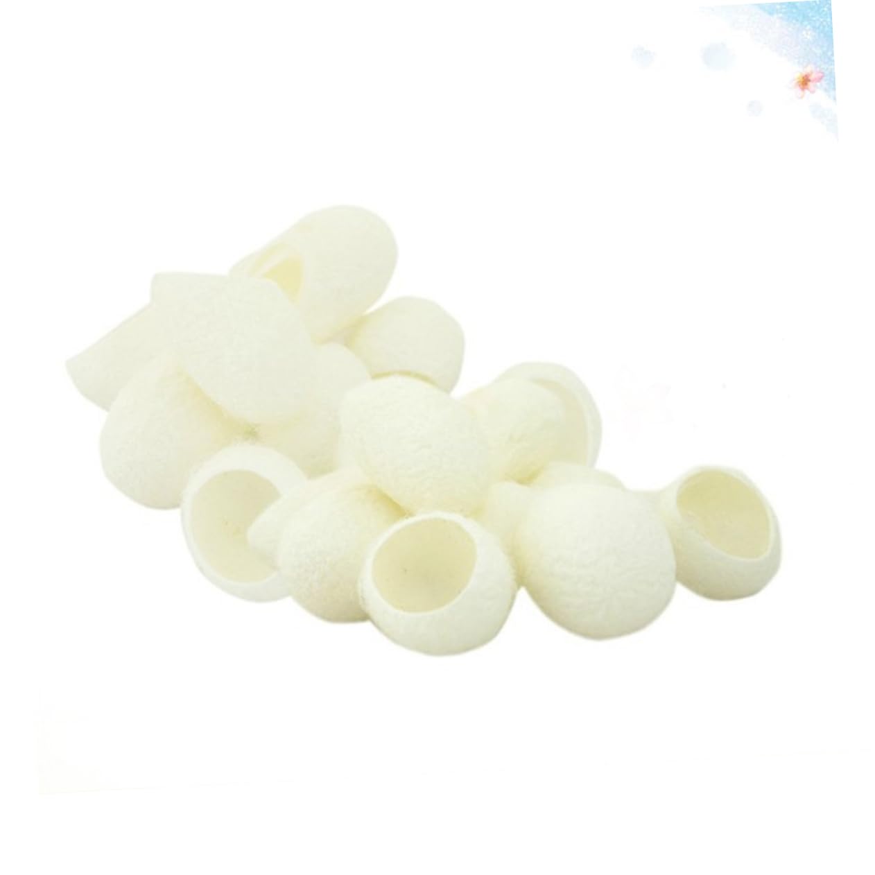 DOITOOL 600 Piezas De De Seda Para Frotar Los Dedos Limpieza De Seda Belleza Bolas Faciales Accesorios Faciales Exfoliante De De Seda Natural Plato De Monómero De