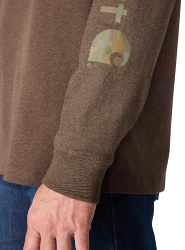 Image of Carhartt Men's Dearborn Loose LS Logo T-Shirt