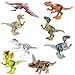 Produktbild Iso trade - dinosaures du jurassique, briques compatibles avec les grandes marques - set 8 dinosaures avec 85 briques