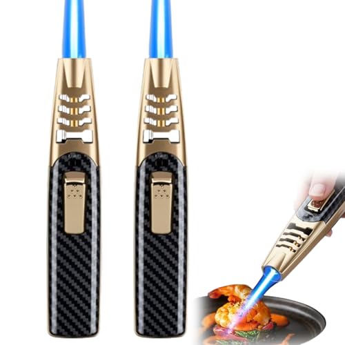 Encendedor eléctrico dual-llama ajustable 2 unidades miniatura 1