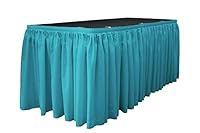 Algopix Similar Product 4 - LA Linen Polyester Poplin Pleated Table