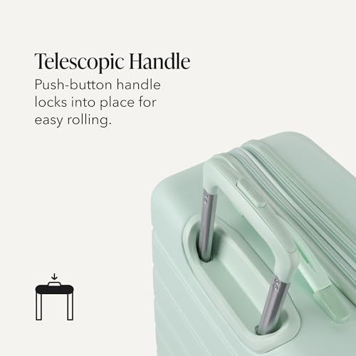 Image of SwissGear 7366, Clearly Aqua, Checked-Medium 23-Inch, Signature Hardside Expandable Luggage With Spinner Wheels