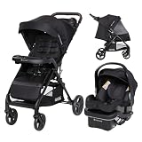 Baby Trend Passport® Carriage DLX Stroller Travel System with EZ-Lift™ Plus Infant Car Seat, Uptown Black