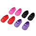 Sharplace 4 Paires de Sandales Chaussures Plates pour Poupées de 16 Pouces Accessoires de Tenue Décontractée