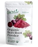 Food to Live Organic Beet Root Powder, 1 Pounds — Non-GMO, Raw, Kosher, 100% Pure, Vegan Superfood, Bulk, Rich in Iron and Fiber, Great for Juices, Drinks, and Smoothies