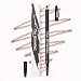 The BrowGal Skinny Eyebrow Pencil, 3 in 1 Water Resistant Pencil with spoolie, sharp Tip for Define Brows, Taupe