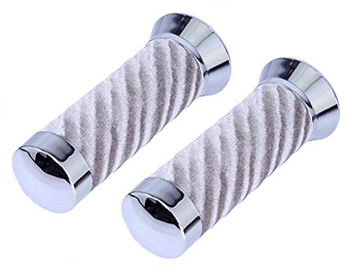 Amazon.com : Lowrider Silver Custom Swirl Velour Grips for