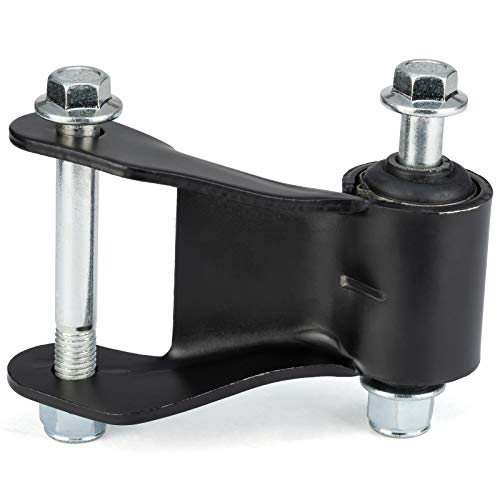 WEILEITE Rear Leaf Spring Hanger Shackle Bracket Kit Compatible with Chevy Silverado GMC Sierra 1500 1999-2014 Tahoe Suburban Avalanche Yukon Cadillac Escalade 2007-2009 Replaces 12474021 722-032
