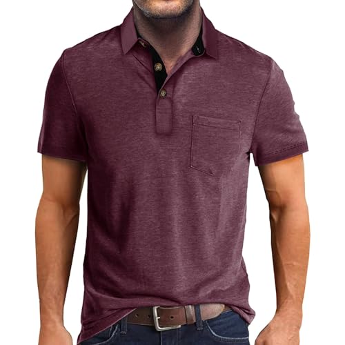 Camisa hombre manga corta de secado rápido en mezcla transpirable de lino y algodón