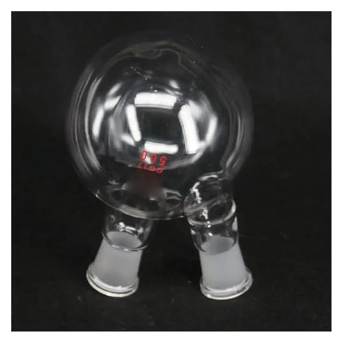 Ballon en verre de laboratoire 500 ml à 2 cols rodés avec jointure ramifiée