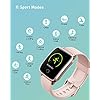 Willful-Smart-Watch-for-Men-Women-IP68-Waterproof-Fitness-Tracker-Heart-Rate-Monitor-Sport-Digital-Watch-Smartwatch-for-Android-Phones-and-iOS-Phones-Compatible-iPhone-Samsung-Pink Willful Smart Watch for Men Women IP68 Waterproof, Fitness Tracker Heart Rate Monitor Sport Digital Watch, Smartwatch for Android Phones and iOS Phones Compatible iPhone Samsung (Pink)