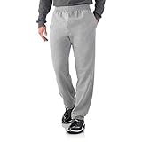 Fruit of the Loom Mens Elastic Bottom Sweatpant (3XL, Steel Grey)