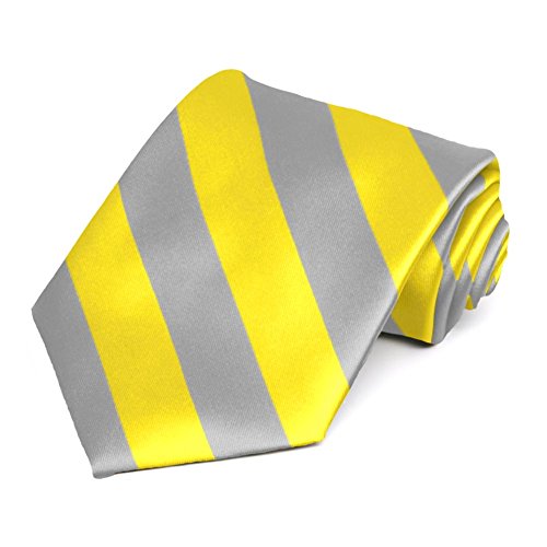Image of tiemart Men's Striped Tie Standard Length