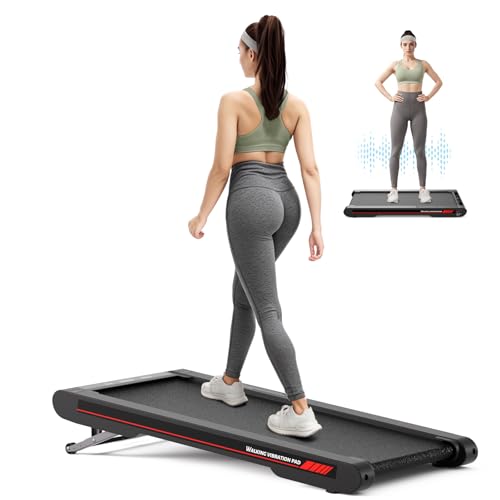 Sperax Cinta de Correr 4 en 1 para Casa con Inclinación 10% y Vibración - Plataforma Compacta Bluetooth, App, Mando, Ideal para Oficina y Hogar