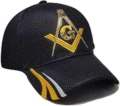 Buy Caps and Hats Masonic Baseball Cap Freemason Mason Hat Mens One Size Black