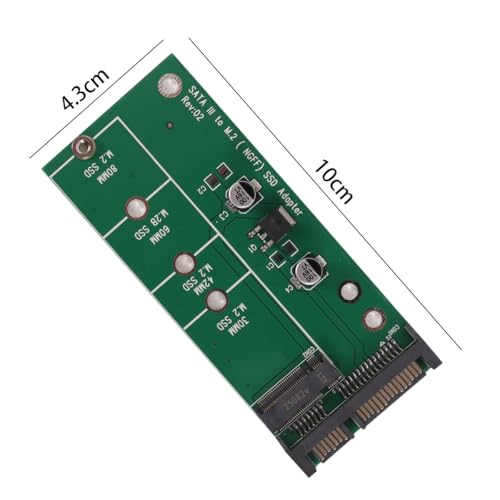 WANGCL M2 auf Sata Adapter NGFF auf SATA3 SSD Adapter unterstützt B Key Interface (Nicht für NVME geeignet)