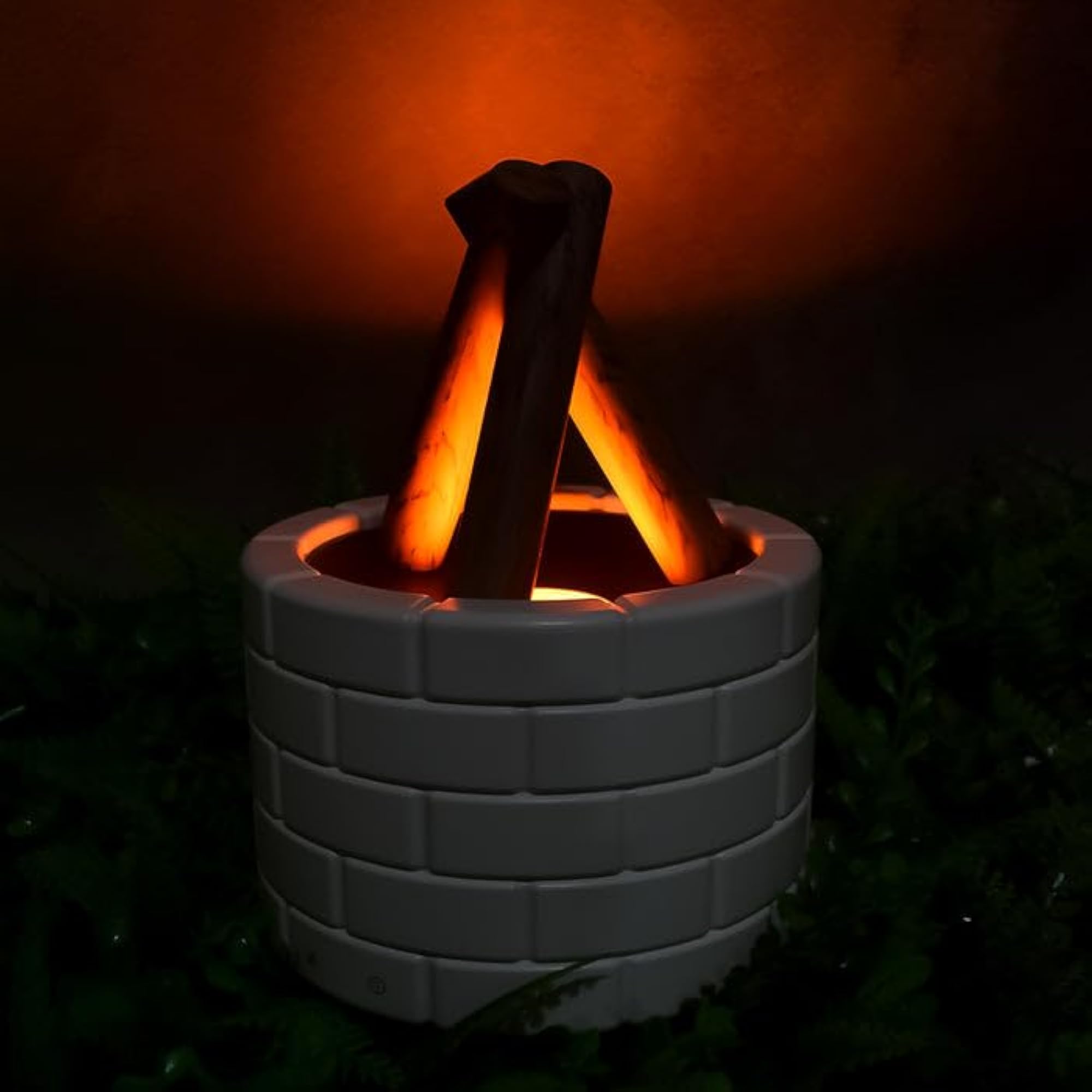 Bonfire Shaped Essential Diffuser Function Flame