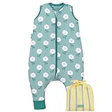 molis&co - Pijama Manta con Pies 1.0 TOG - 60 cm (1 año) - Ideal para Primavera y Otoño - 100% Algodón (Oeko-Tex 100) - Sakura Garden
