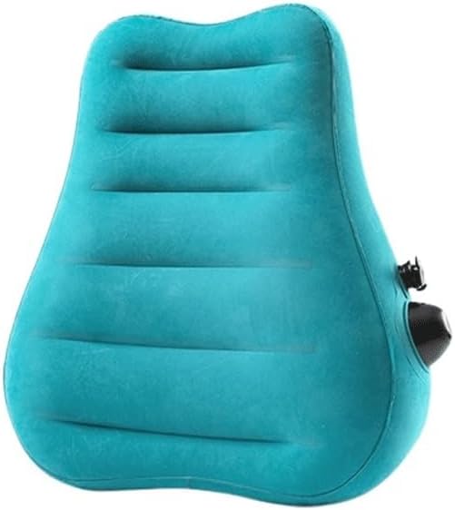 PVC Flocking Travel Inflatable Waist Cushion Portable Sedentary Protection Pillow