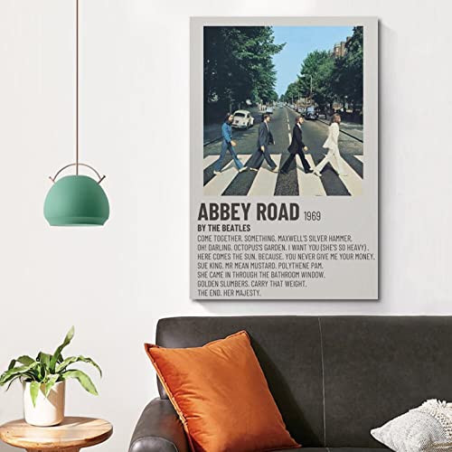 Poster décoratif sur toile The Beatles Band – Impression d’art moderne pour chambre à coucher – 20 x 30 cm - Les Beatles, Paul McCartney, John Lennon, RIngo Starr, George Harrison Poster décoratif sur toile The Beatles Band - Impression d'art moderne pour chambre à coucher - 20 x 30 cm – Image 5