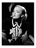 Marlene Dietrich Poster 13 x 18 cm Schwarz-Weiß Wandbilder 
