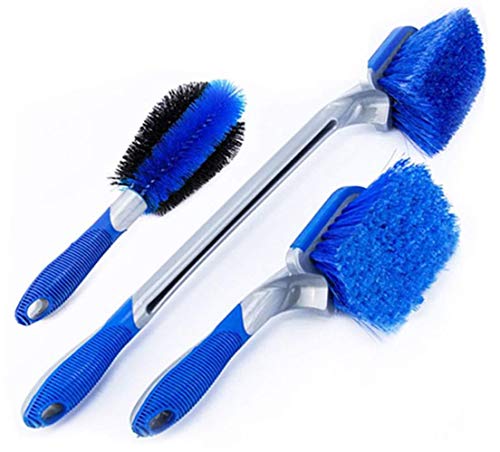 KJLM Car Wheel Brush, Wheel Brush for Car Alloy Wheel and Tyre...