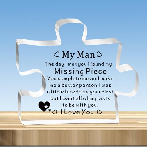 JMIMO Gifts For Boyfriend Husband Valentines Gifts for Him Boyfriend Birthday Gifts Keepsake Romantic Anniversary Christmas Love Gifts for Him Boyfriend Husband