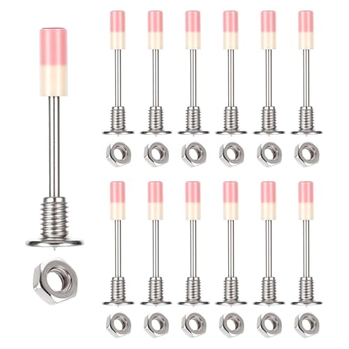 100 Stück Nägel für Betonwände und M8 Muttern Set für Nagelpistole, 7,3 mm Gehärtet Stahlnägel Set, Bolzenschussgerät, Durchdringende Betonnägel für Wände, Decken und Mehr (100, Silber) 100 Stück Nägel für Betonwände und M8 Muttern Set für Nagelpistole, 7,3 mm Gehärtet Stahlnägel Set, Bolzenschussgerät, Durchdringende Betonnägel für Wände, Decken und Mehr (100, Silber)