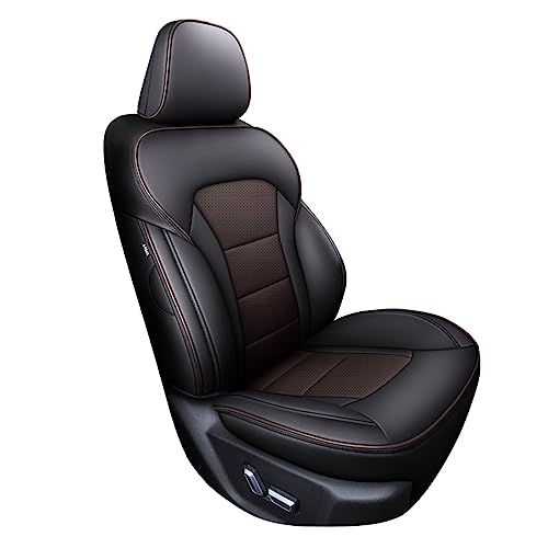 Housse de siège en cuir de luxe noir café pour intérieur de MG Zs HS Mulan