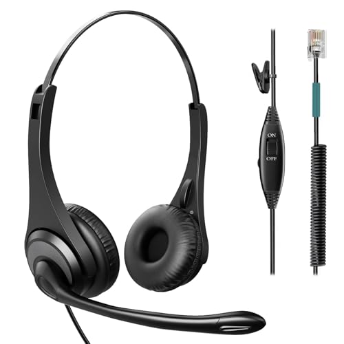Casque téléphone fixe Voistek idéal pour le télétravail et les bureaux
