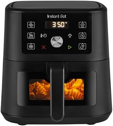 Instant Pot 4Qt Vortex 6-in-1 Mini Air Fryer, Custom Program Opti...
