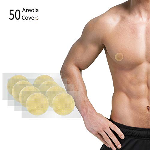 Men’s Nipple Covers - Gynecomastia Concealment, Hypoallergenic Adhesive, 50-Pack4
