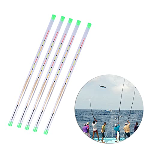 LIOOBO へら浮き ウキ 長さ32cm パイプトップ ブイフィッシュ アクセサリー 10本セット 6枚目