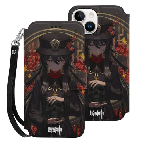 For ���_ Genshin Impact �Ή� iPhone 11 �X�}�[�g�t�H���P�[�X �蒠�^ ����PU���U�[ ���u���X�^���h�@�\�t�� �J�[�h�X���b�g �X�g���b�v�t�� ���z�^ �}�j���A���� �J�[�h���[ ��G�肪�悢 �}�O�l�b�g�� �|�����z���� GX-