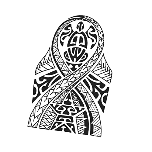 Tableau Tortue Maori toile imprimée 60x85cm art tribal