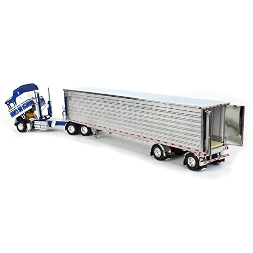 Kenworth K100 Aerodyne Long Frame con Trailer cromado miniatura 4
