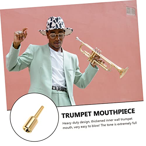 Supvox Mouthpiece Trumpet Mouthpiece Trumpet Accessories Oud Instrument Brass Fittings 5C Trumpet Mouthpiece Bach 5C Trumpet Mouthpiece Puller Bbl Speaker Portable Trumpet Part Bullet 7C #TOP1
