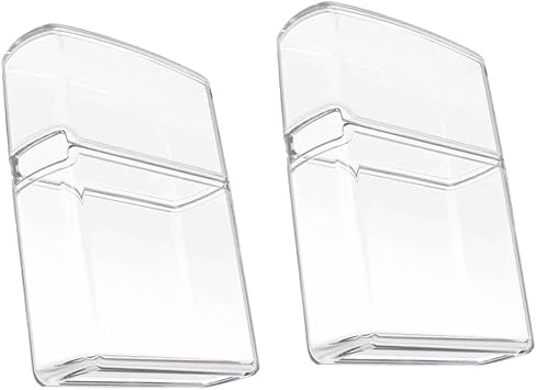 2Pcs Clear TPU Case Cover Holder Sleeve Pouches Compatible with Zippo Lighters Scratch Proof Shockproof Protective