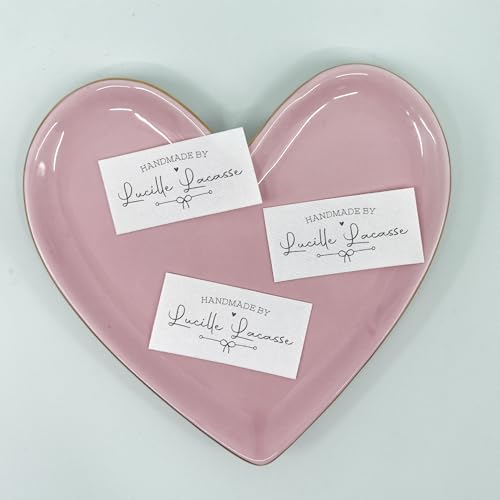 image for EverEmblem Custom Cotton Fabric Tags, 1”x2”, Set of 40 – Sew On 