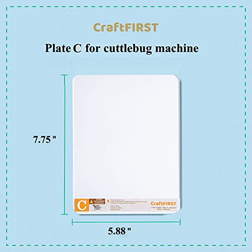 Craftfirst Cutting Plate C Replacement Adaptor Clear 5.87 X 7.75" #TOP2