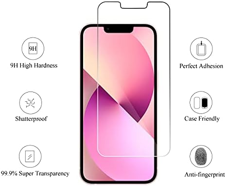 Ailun 2 Pack [6.1" Display] Tempered Glass Camera Lens Protector for iPhone 13 [2 Pack of 9H Hardness]-HD [4 Pack]