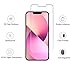 Ailun 2 Pack Screen Protector for iPhone 13 [6.1 inch Display] with 2 Pack Tempered Glass Camera Lens Protector,[9H Hardness]-HD
