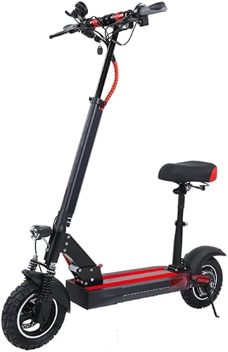 Electric Scooter for Adults 500W,Up to 55 MPH High Speed 60V 42Ah Battery Long Range, Foldable Off-Road E Scooter with Hydraulic Brakes 11" Tires Heavy Duty 150kg load